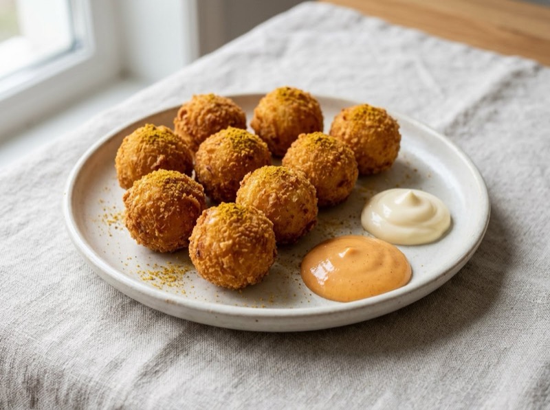 كرات البطاطس المقرمشة